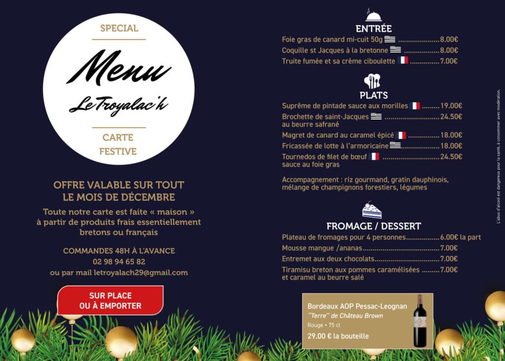 Carte festive 20251 - Quimper Saint-Evarzec